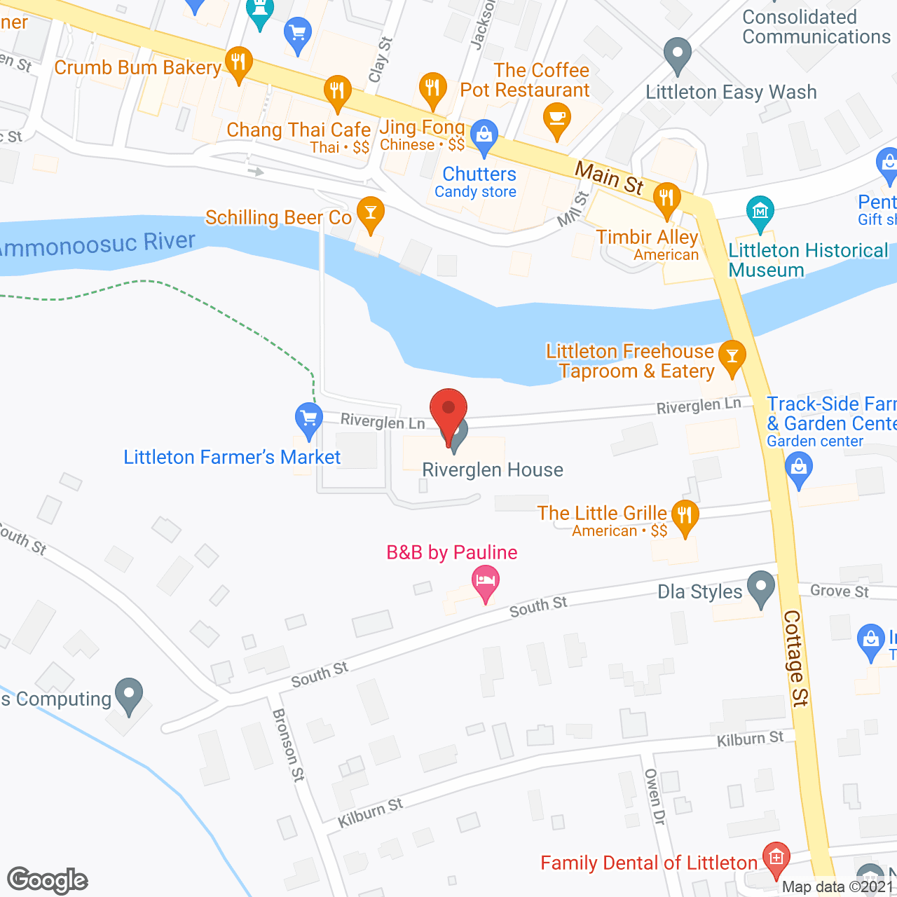 Riverglen House in google map