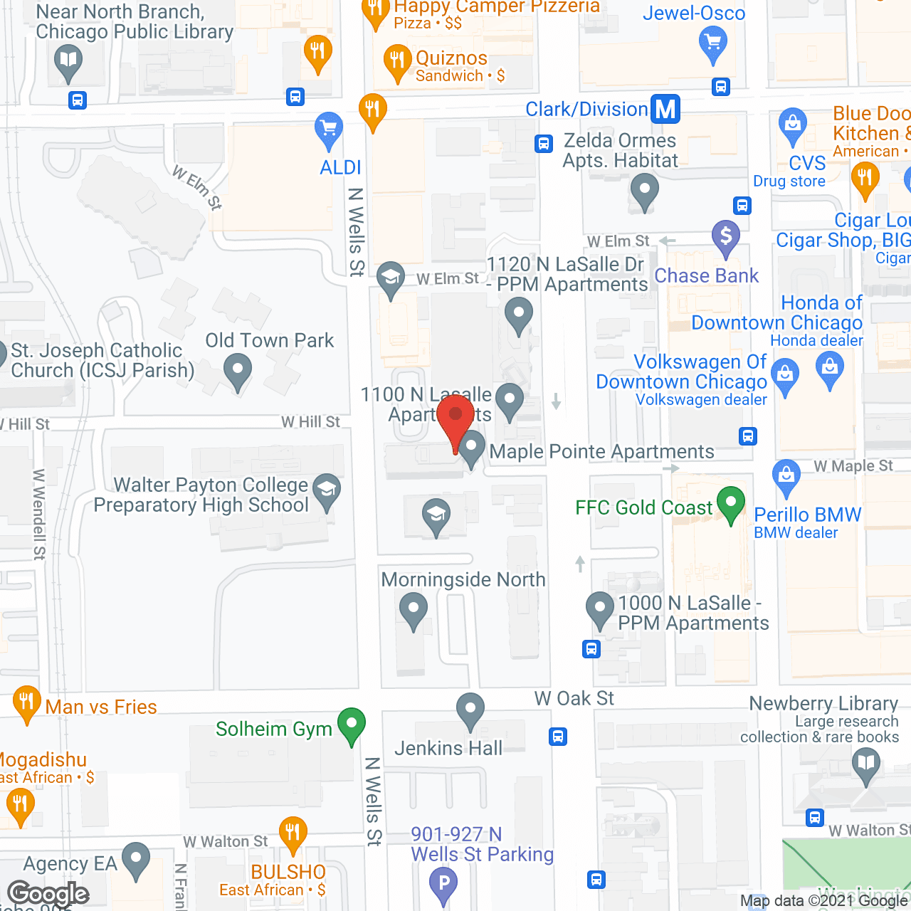 Maple Pointe Apartments in google map