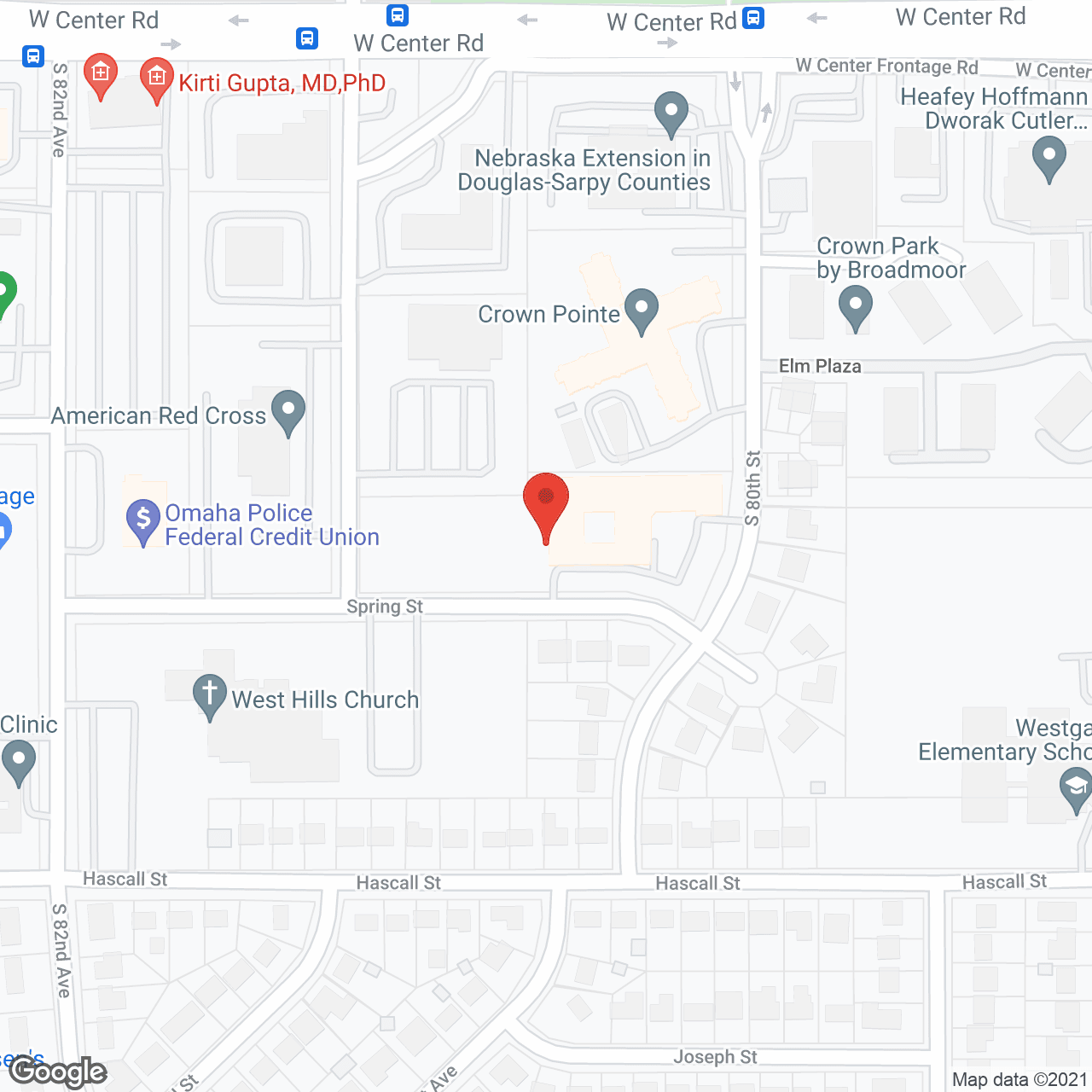 Westgate Assisted Living in google map