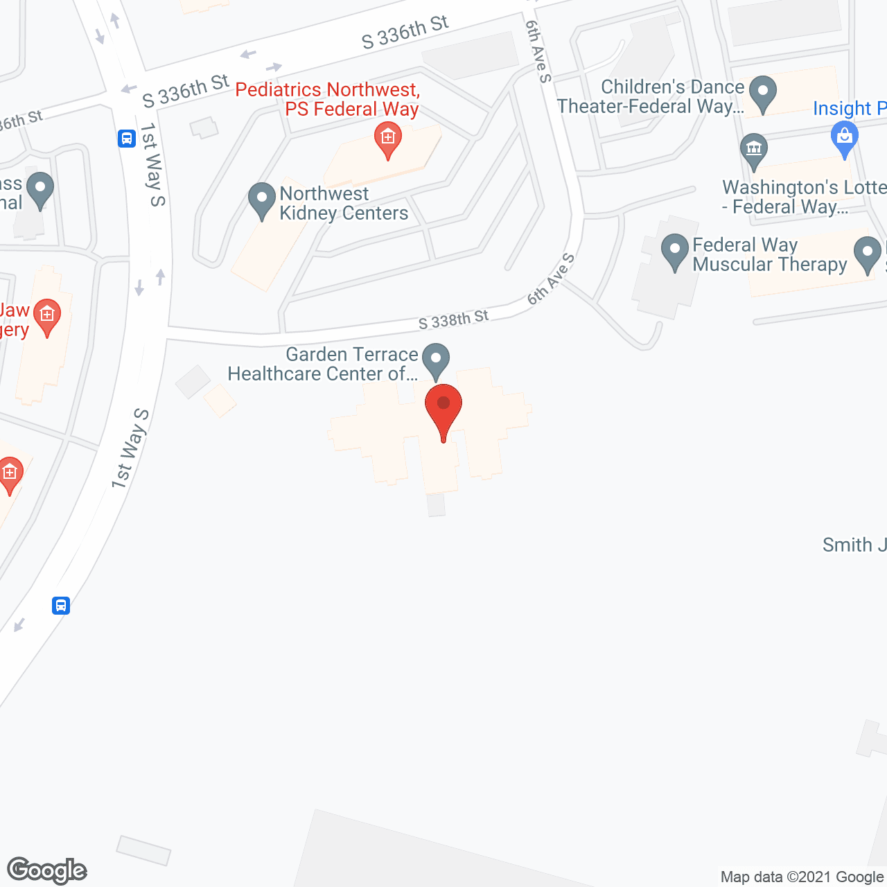 Garden Terrace Healthcare Center of Federal Way in google map