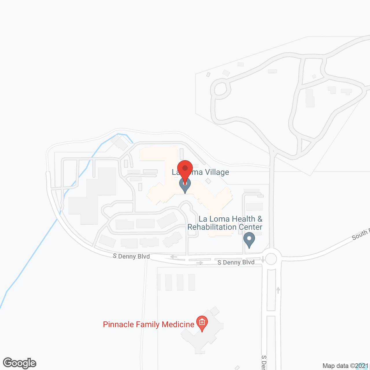 La Loma Village in google map