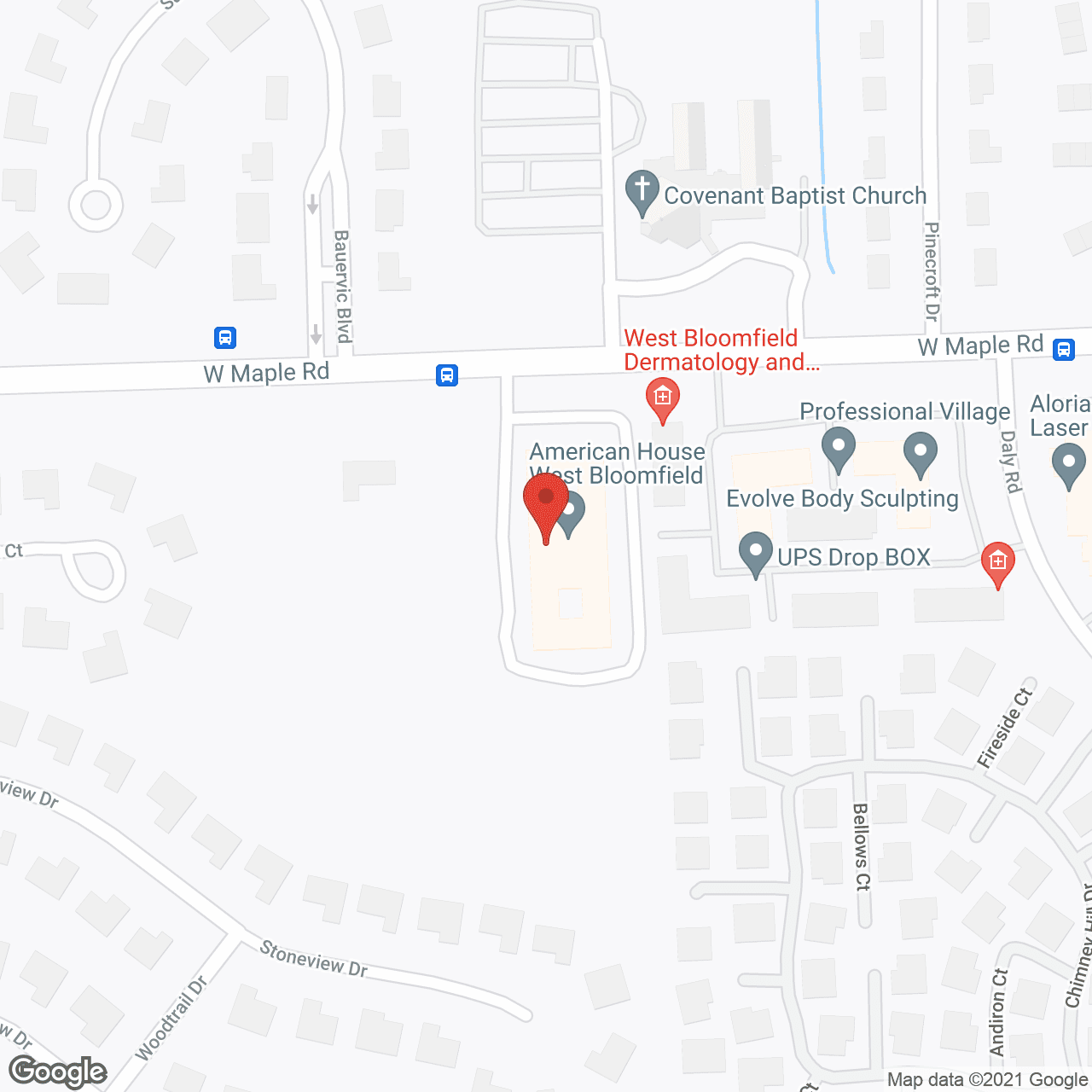 Comfort Cove Senior Living in google map