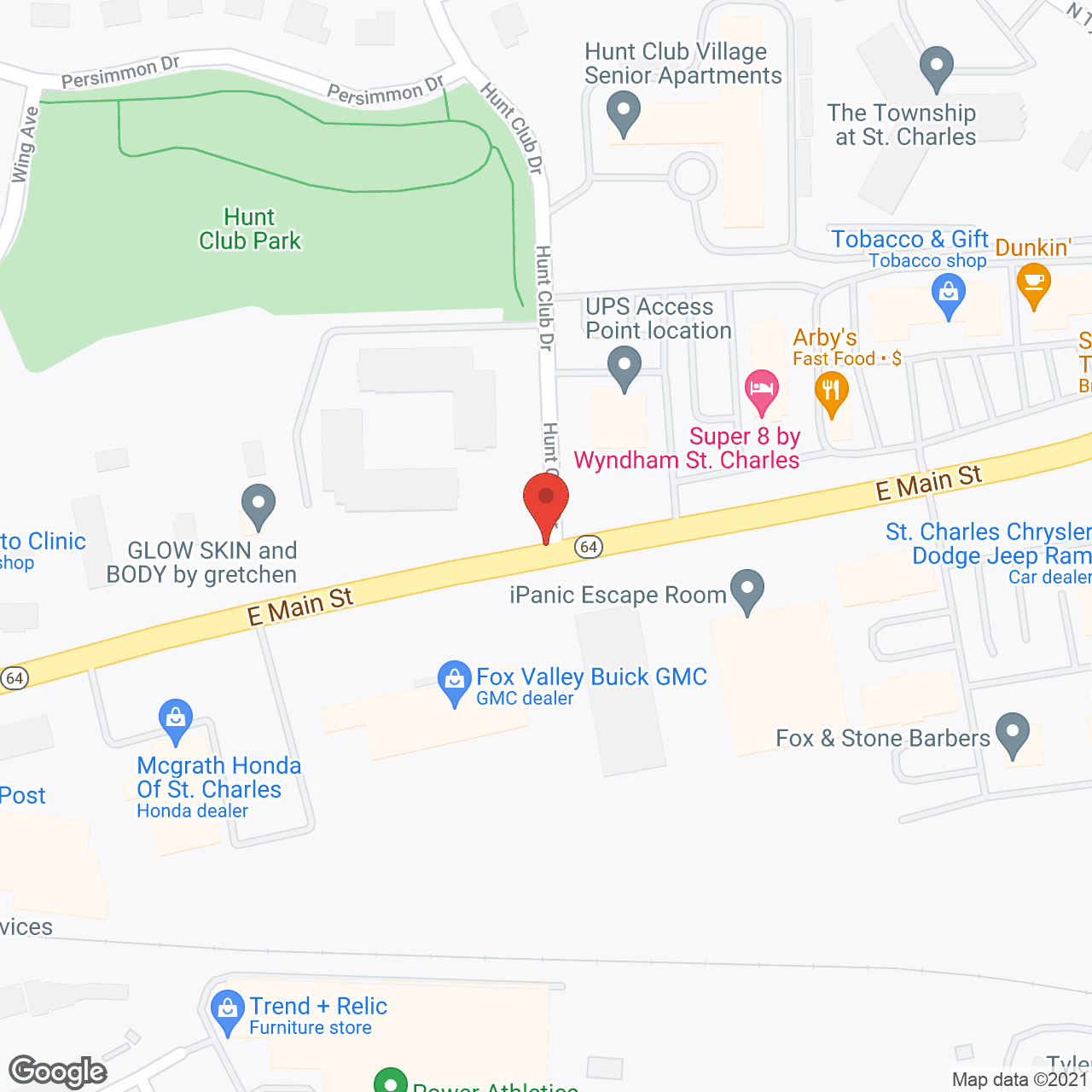 Hunt Club Village in google map