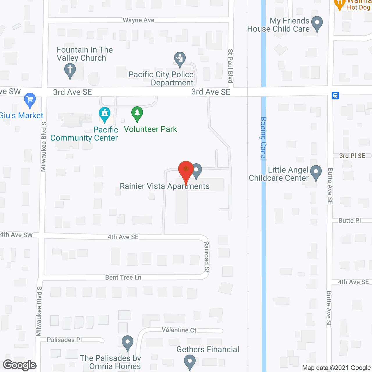 Rainier Vista Apartments in google map