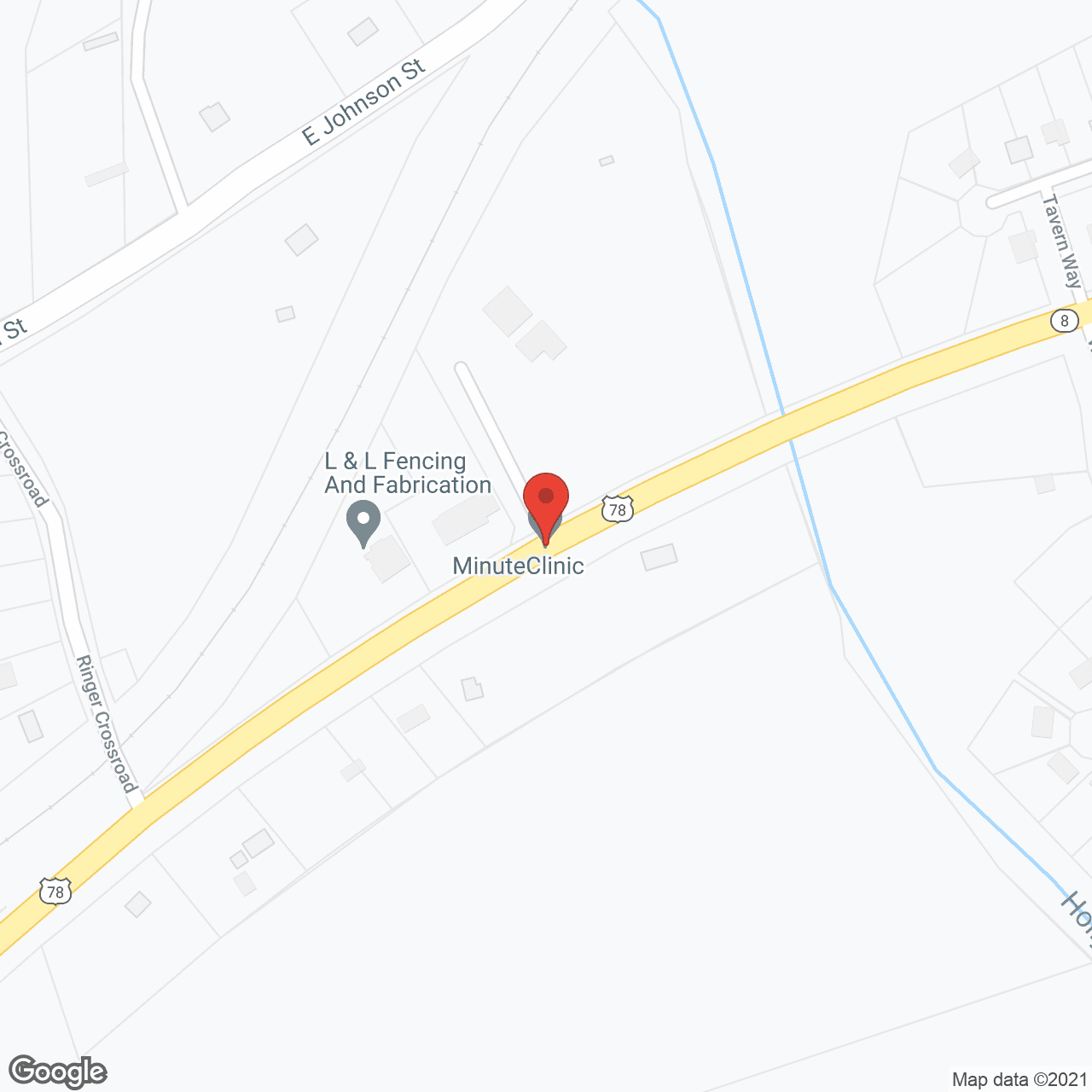 Bellevue Senior Community in google map
