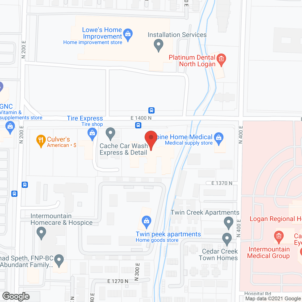 Legacy House of Logan in google map