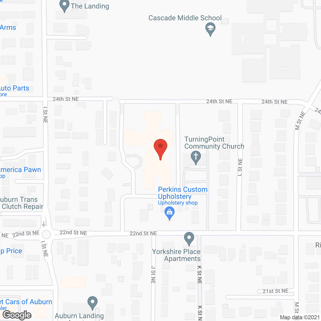 Prestige Senior Living Auburn Meadows in google map