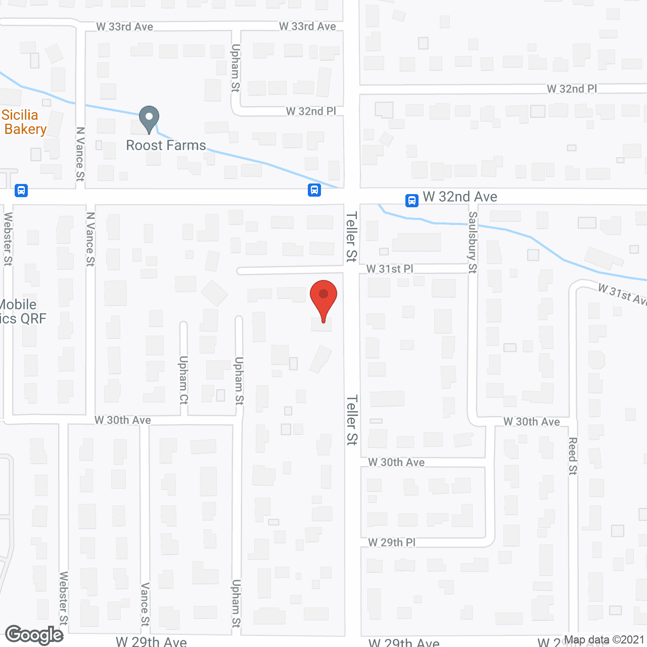 Temenos House in google map