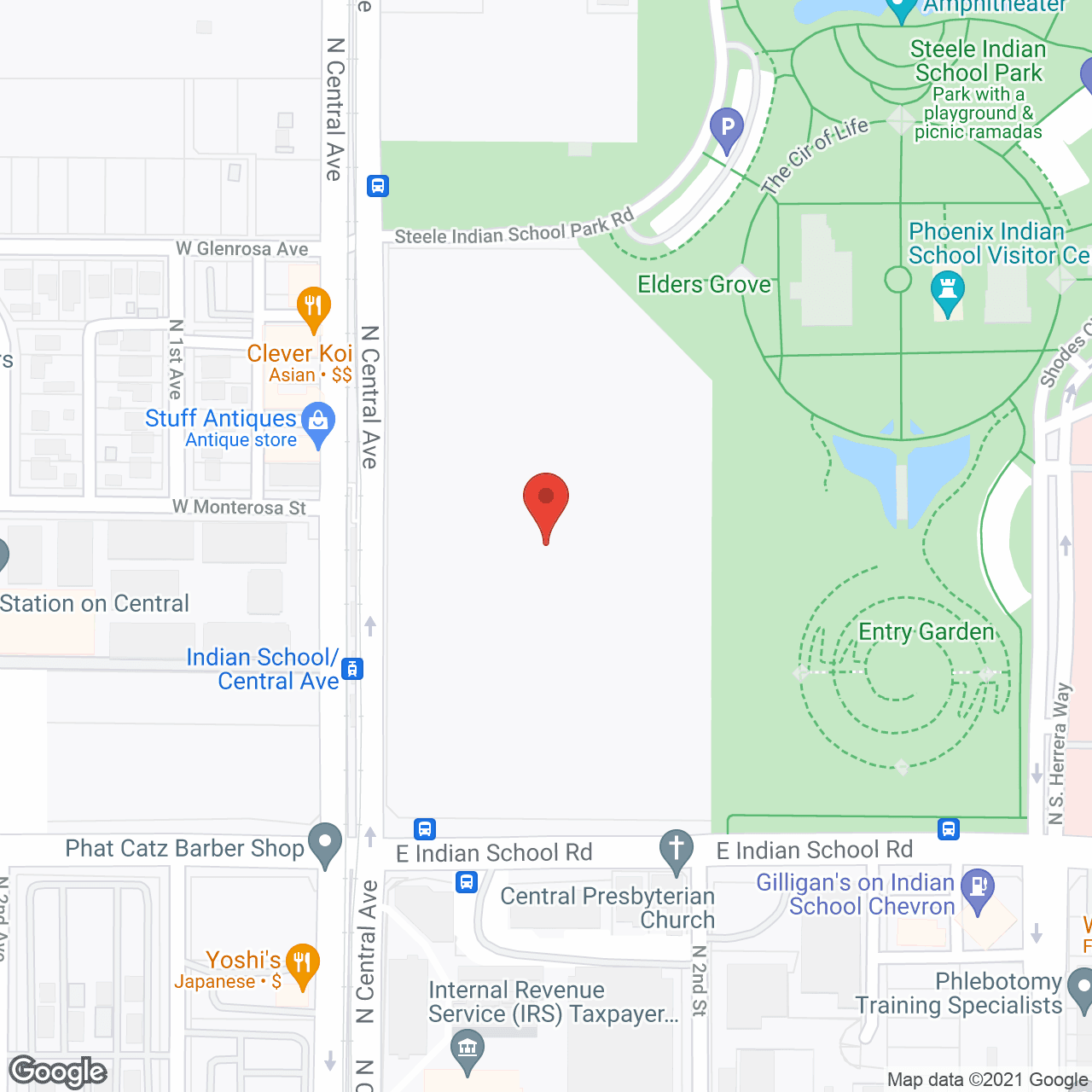 AZ State Veteran Home in google map