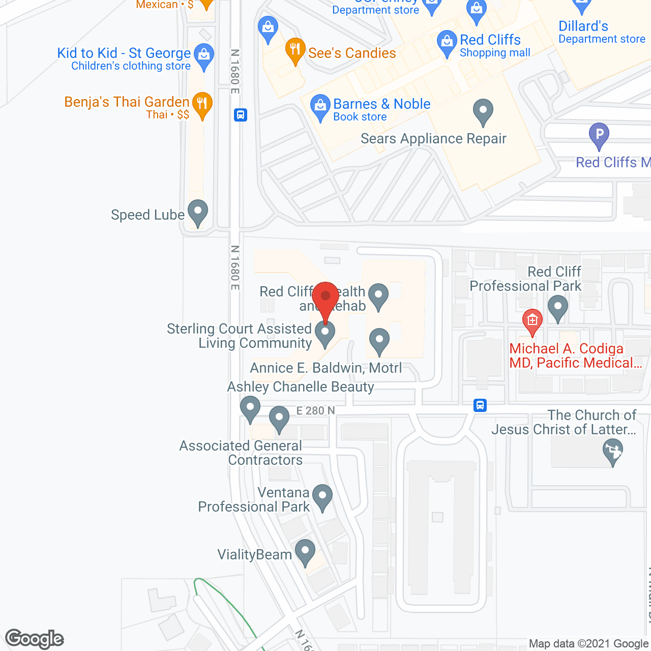 Sterling Court Assisted Living in google map