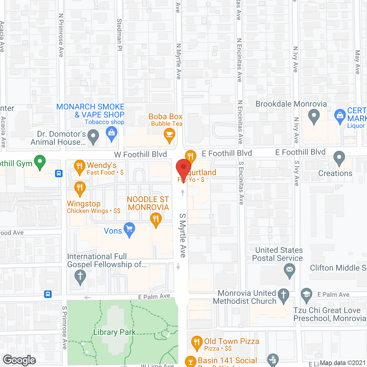 Henriettas' Leven Oaks in google map