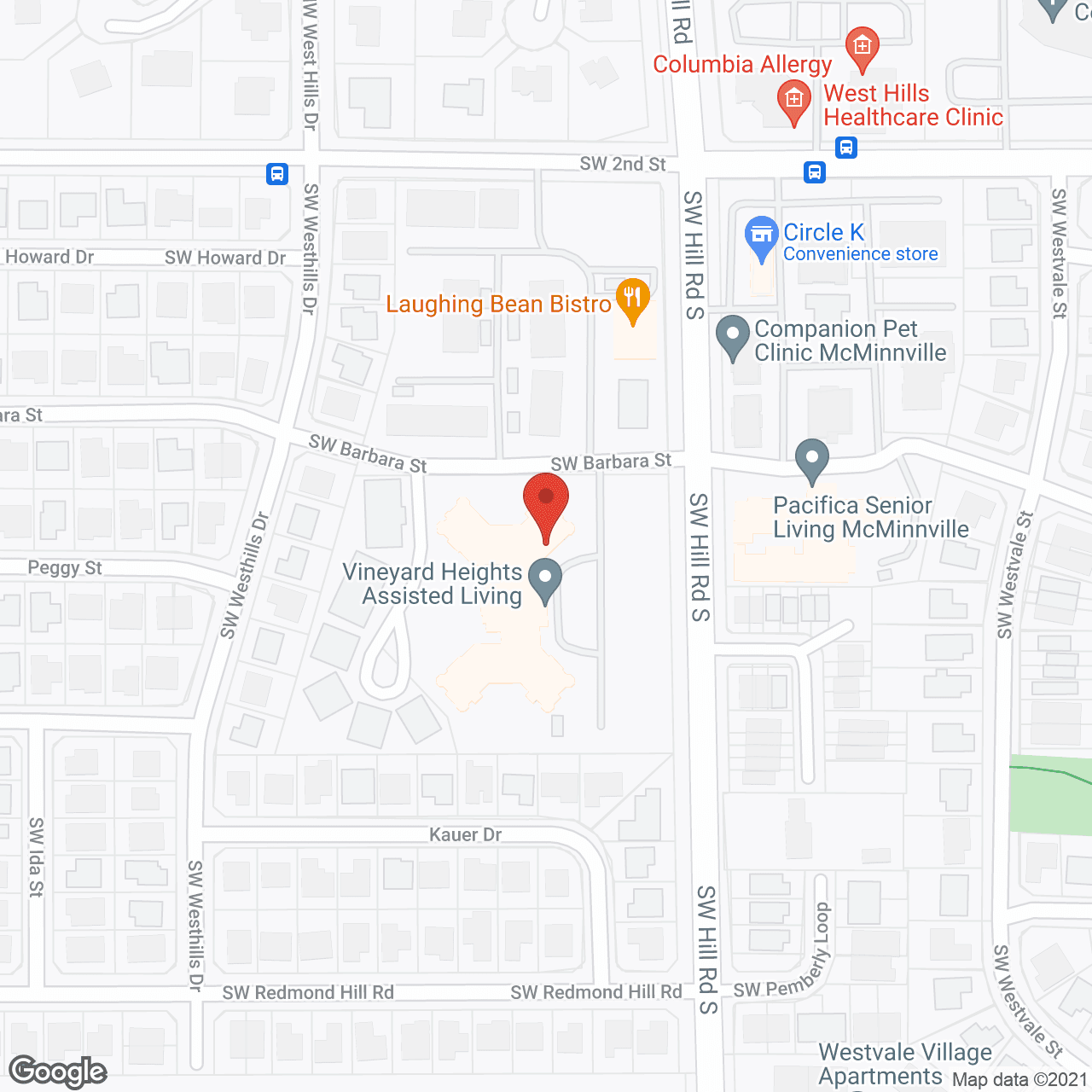 Vineyard Heights Assisted Living in google map