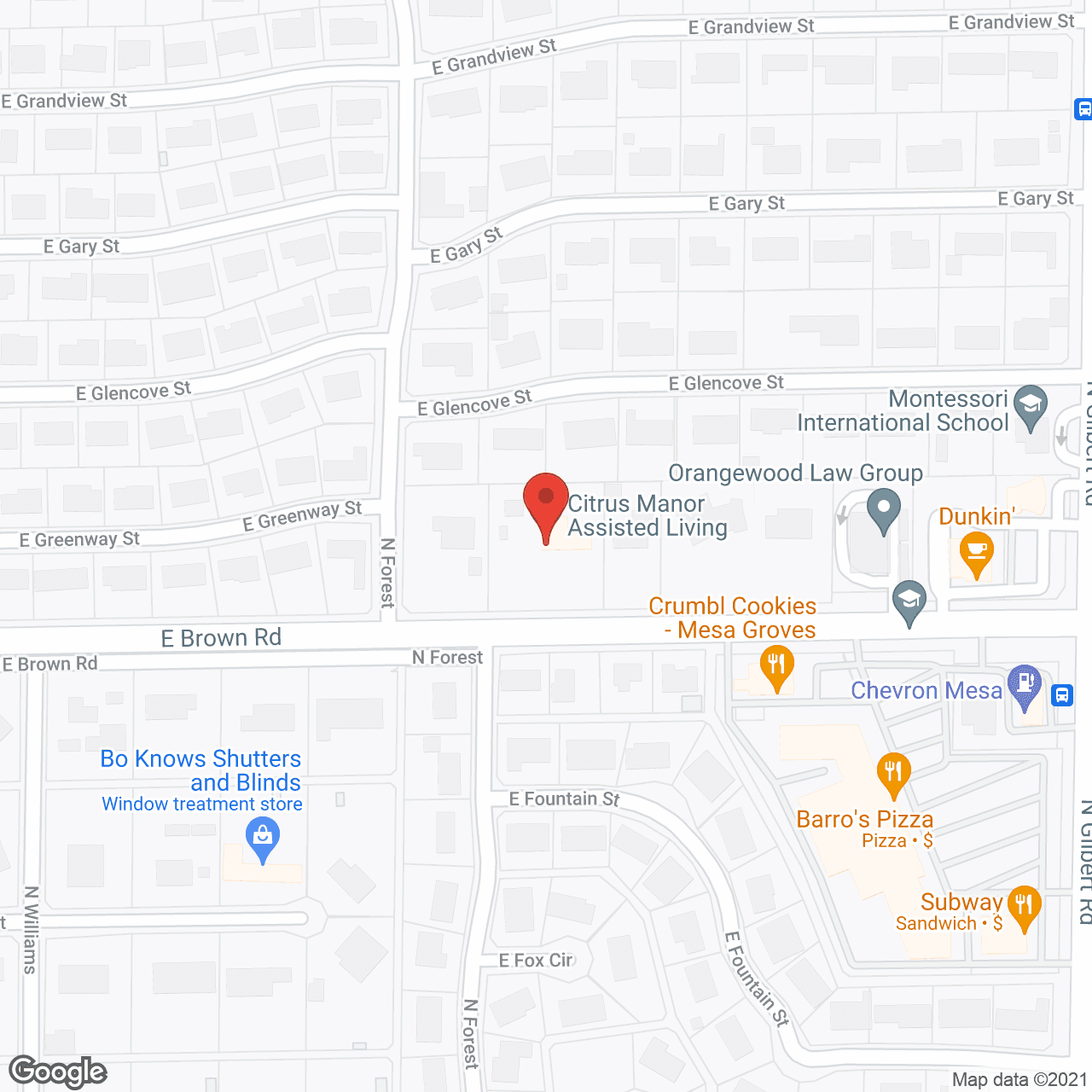 Citrus Manor Assisted living, Inc. in google map