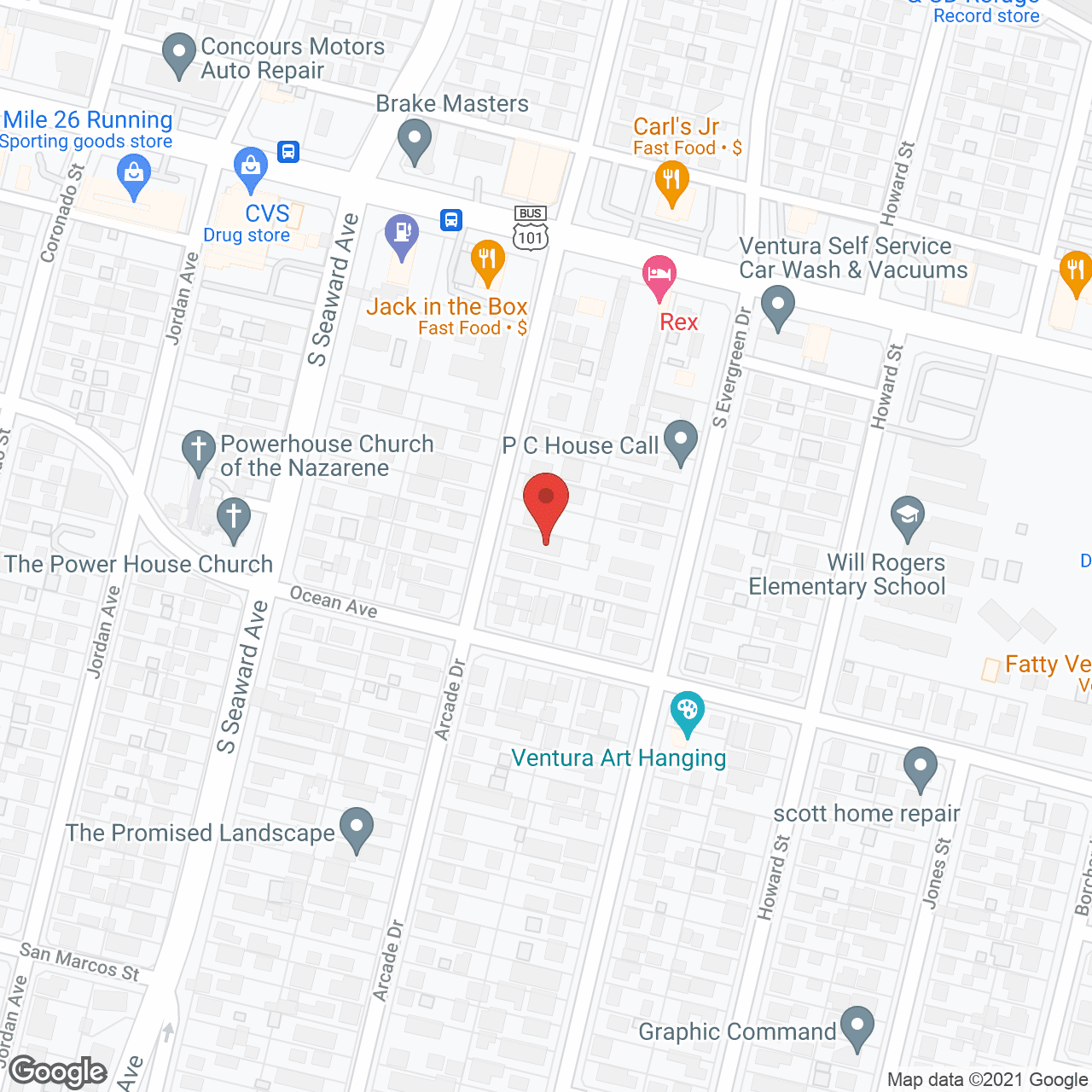 Finest Living at Arcade in google map