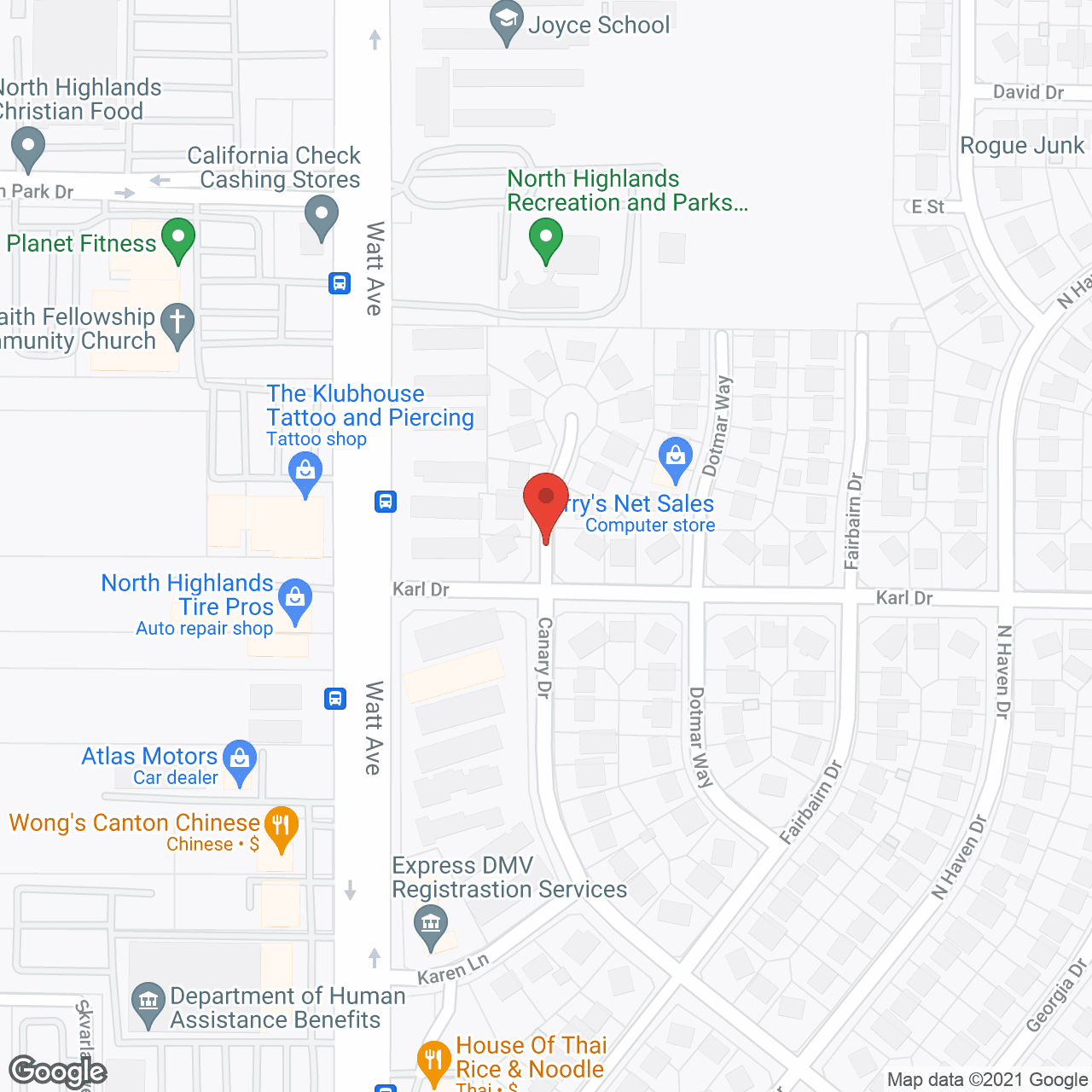 Maria's Home Care in google map