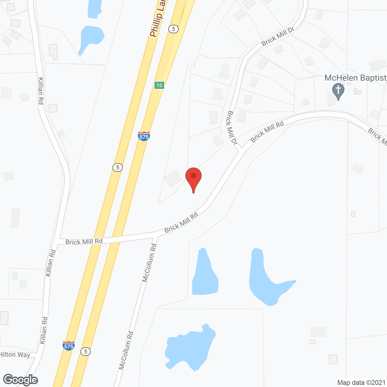 Cherokee Home in google map