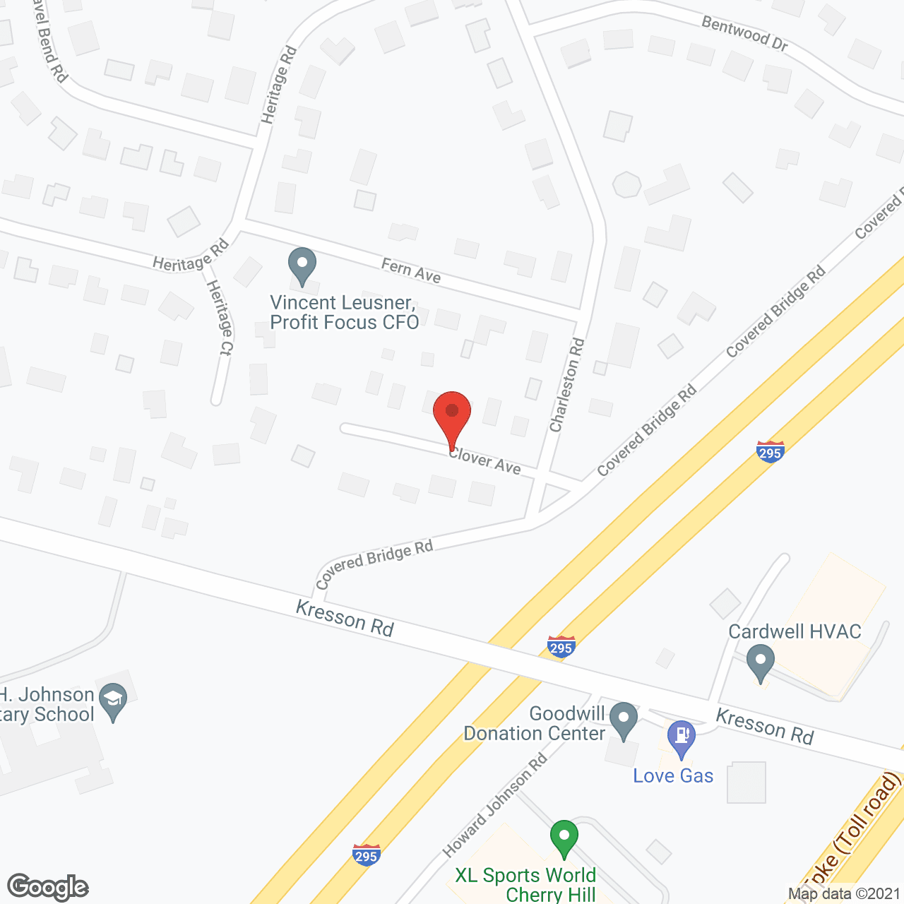 Vista Ridge of Magnolia in google map
