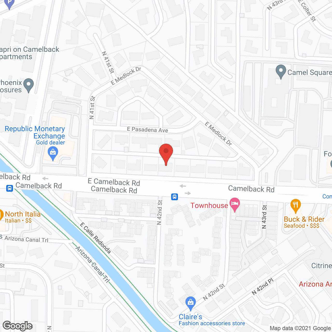 Arcadia Villa in google map