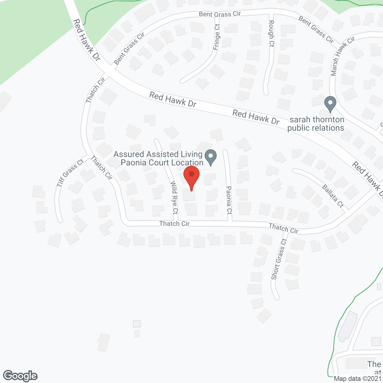 Castle Rock Assisted Living in google map