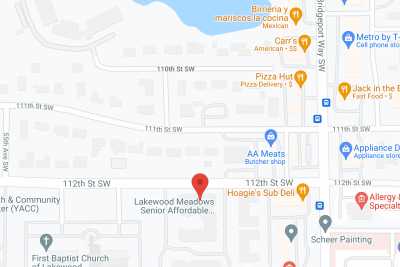 Lakewood Meadows in google map