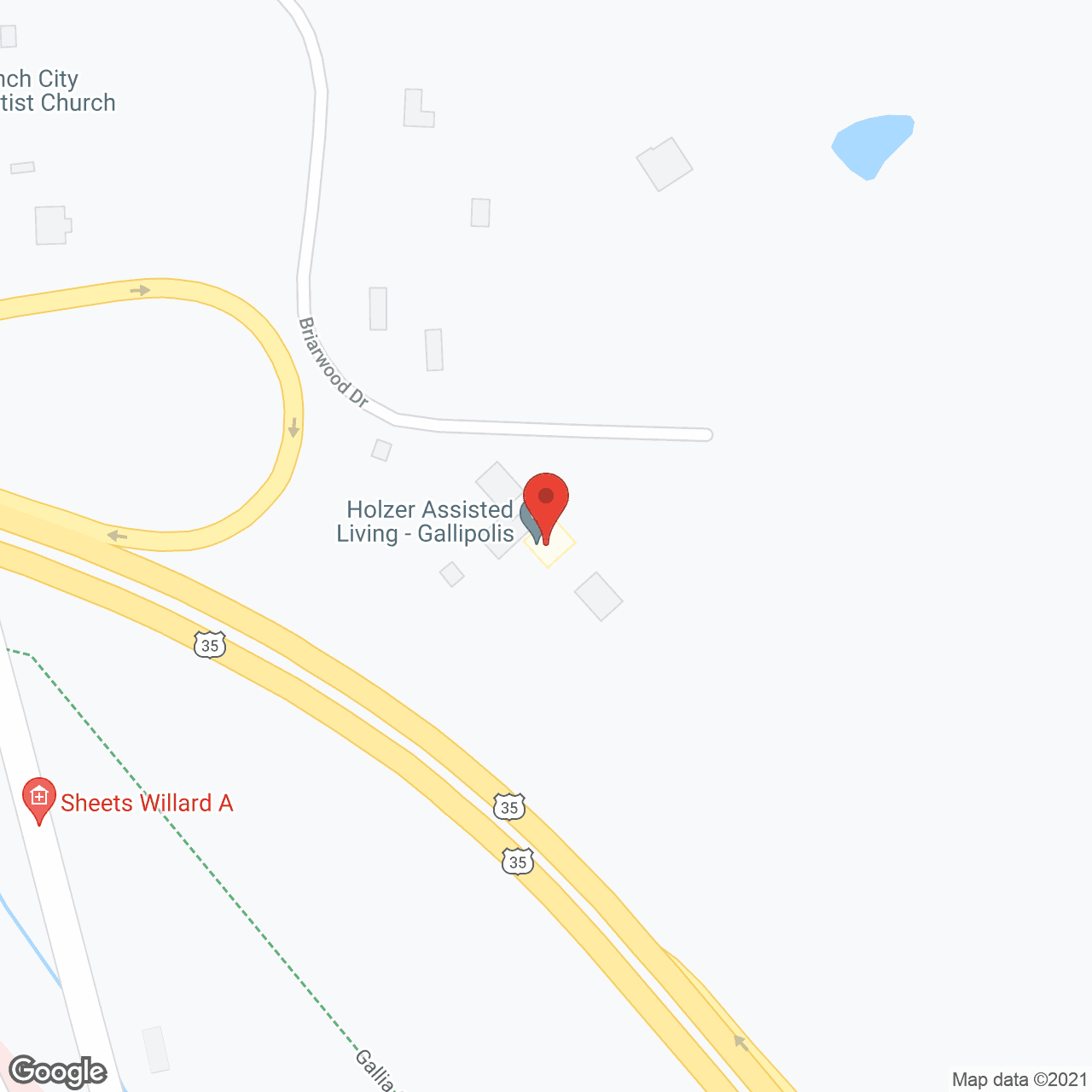 Holzer Assisted Living-Gallipolis in google map