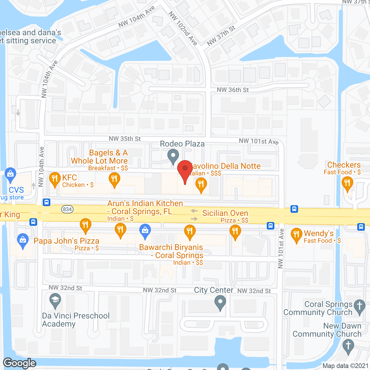 Companions Plus Home Care-Coral Springs in google map