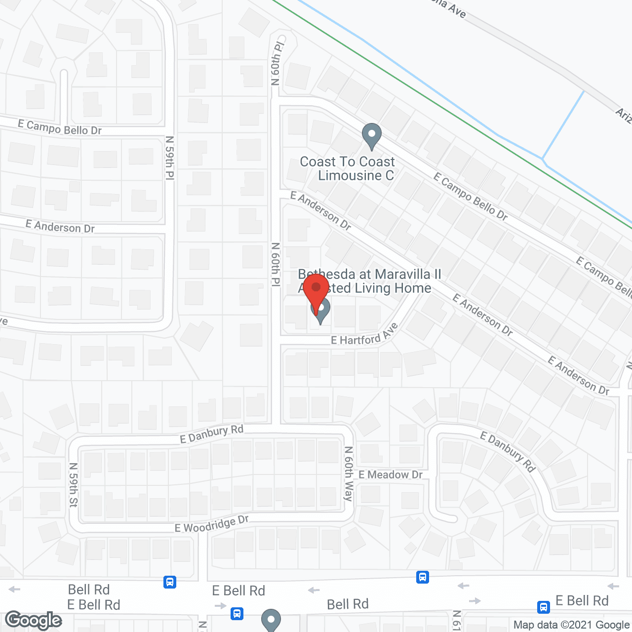 Bethesda at Maravilla in google map