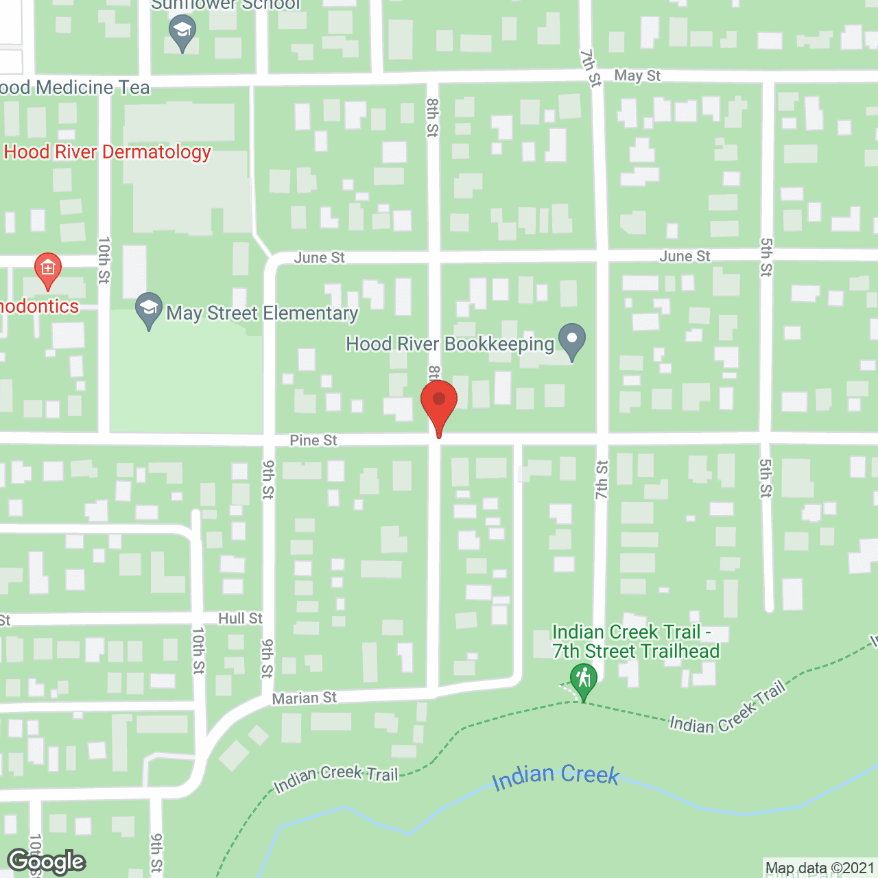 Hawks Ridge in google map