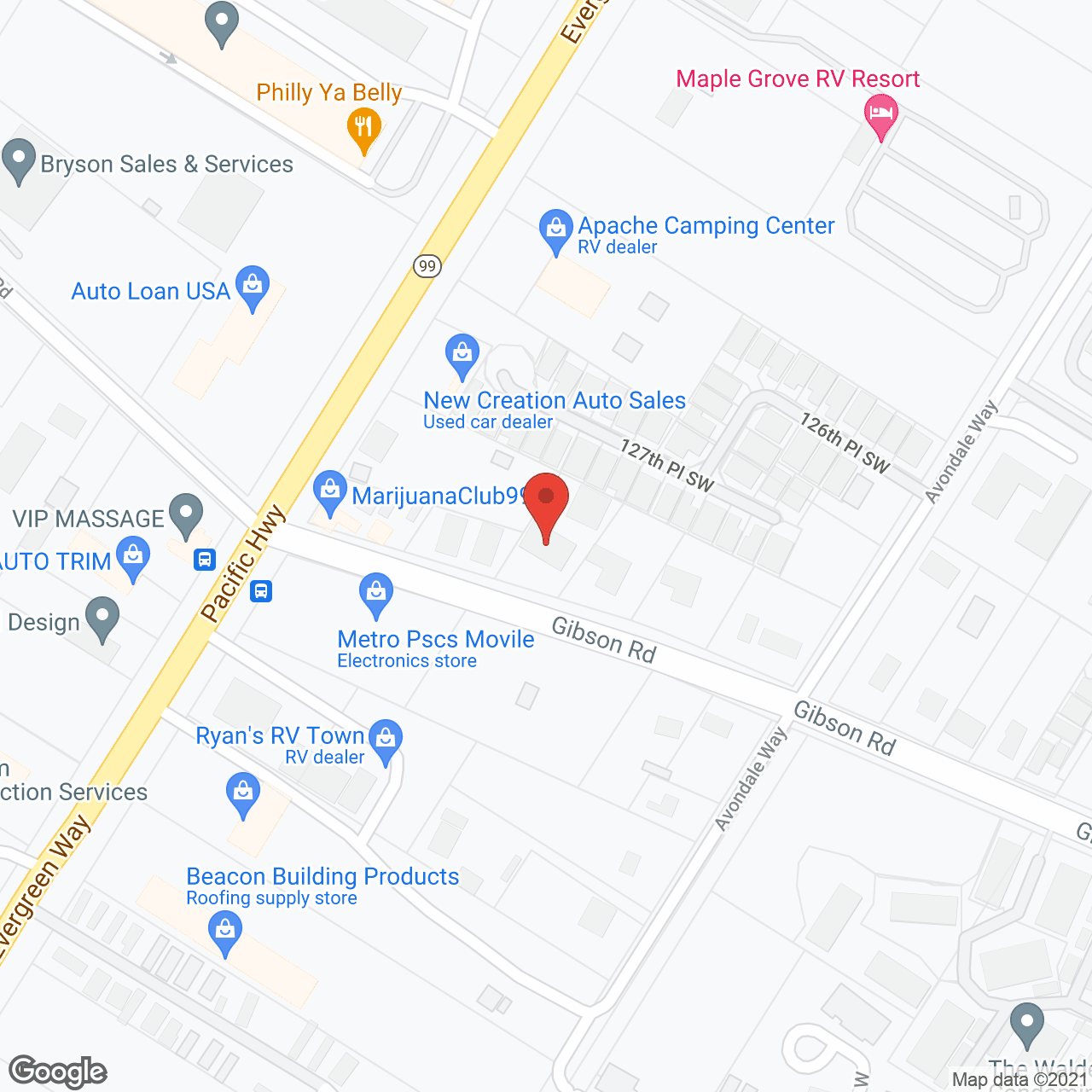North Coast Manor in google map