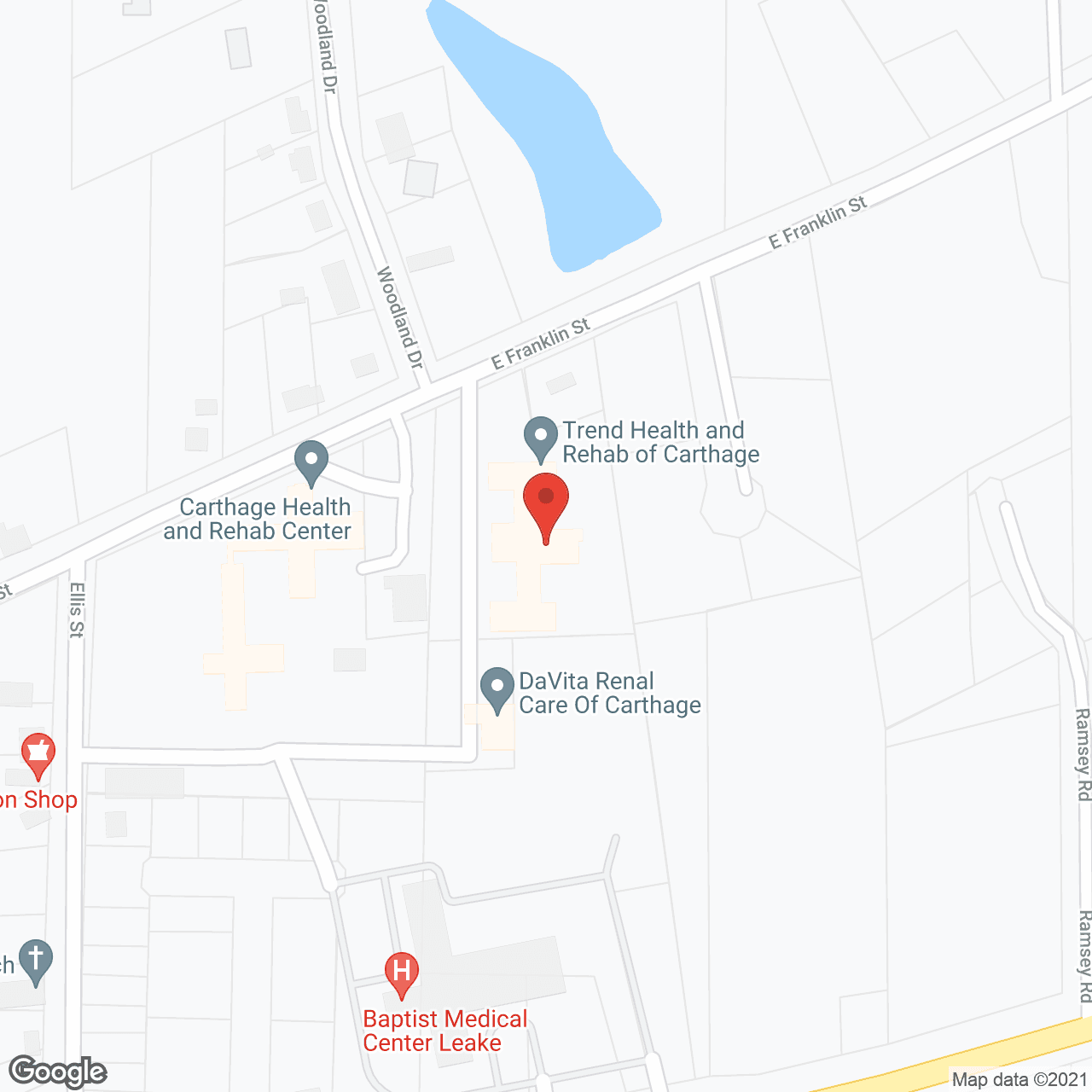 Golden LivingCenter - Carthage in google map