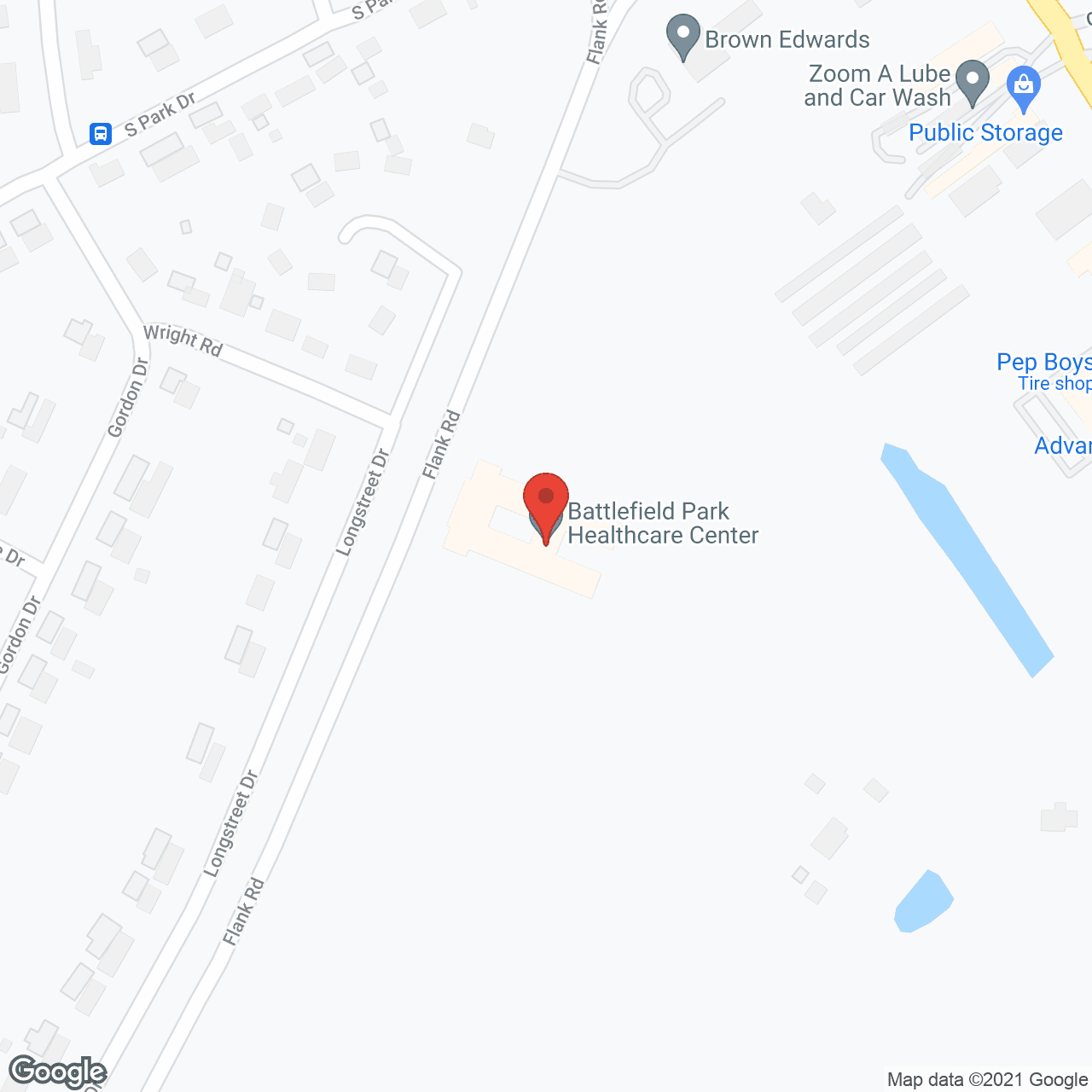Golden LivingCenter- Battlefield Park in google map