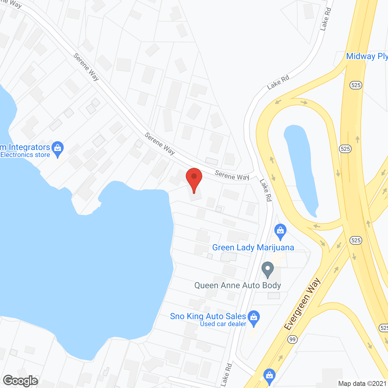 Lake Serene Adult Care in google map