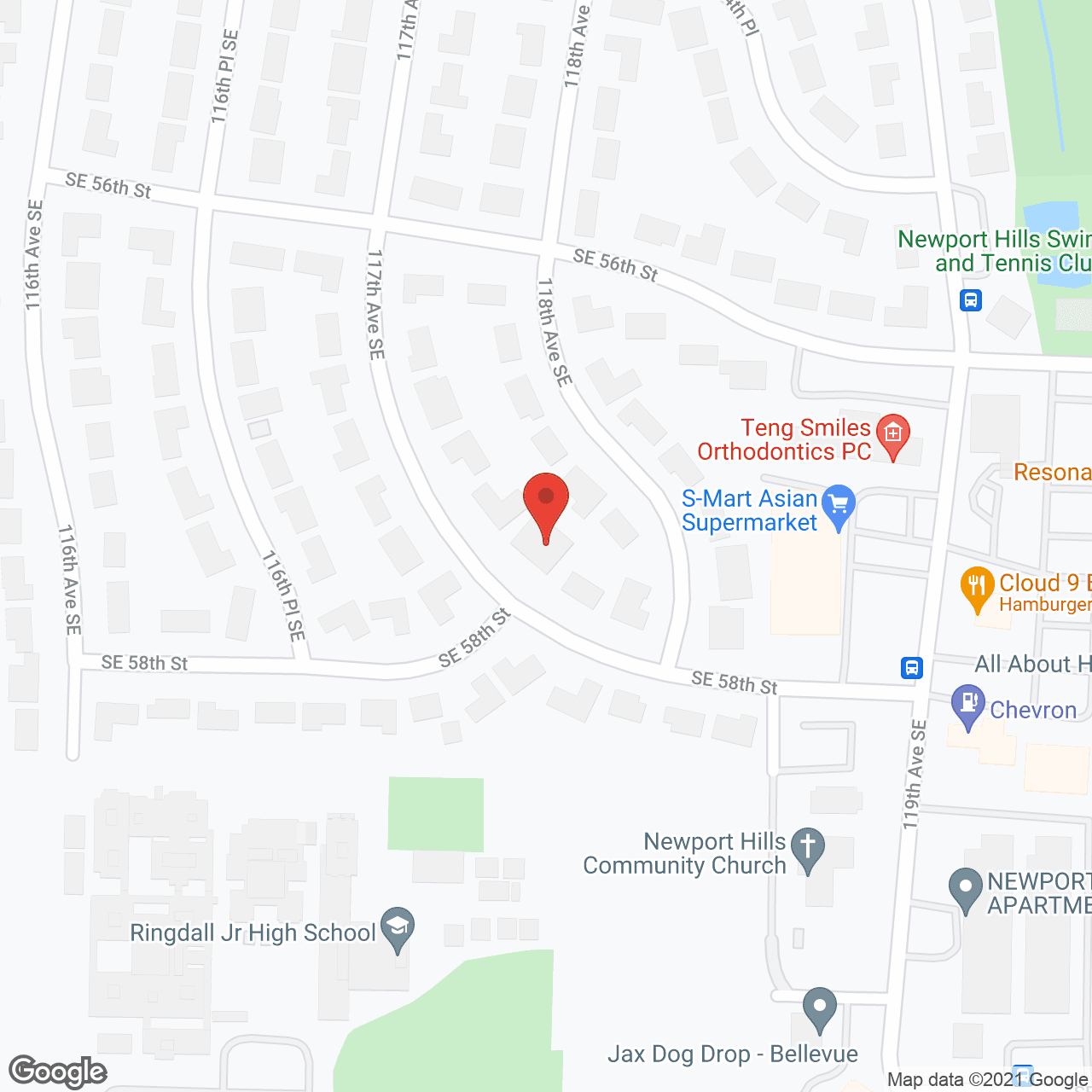 Newport Hills Home Care in google map
