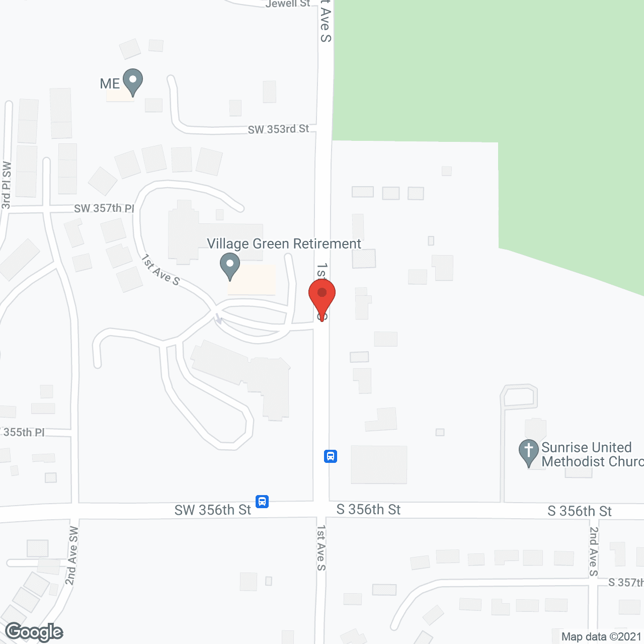 Village Green Senior Living Federal Way in google map