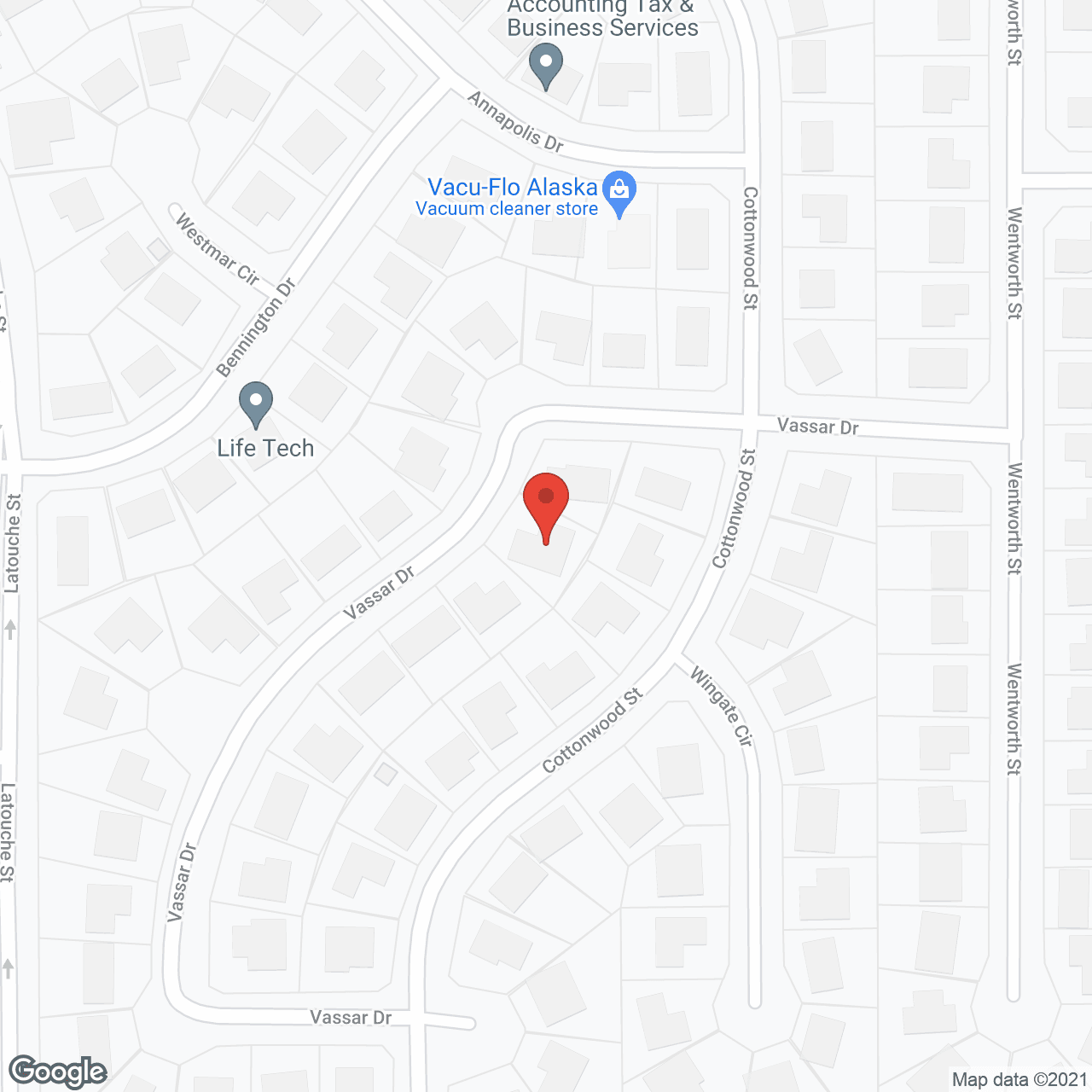 Carenet Assisted Living in google map