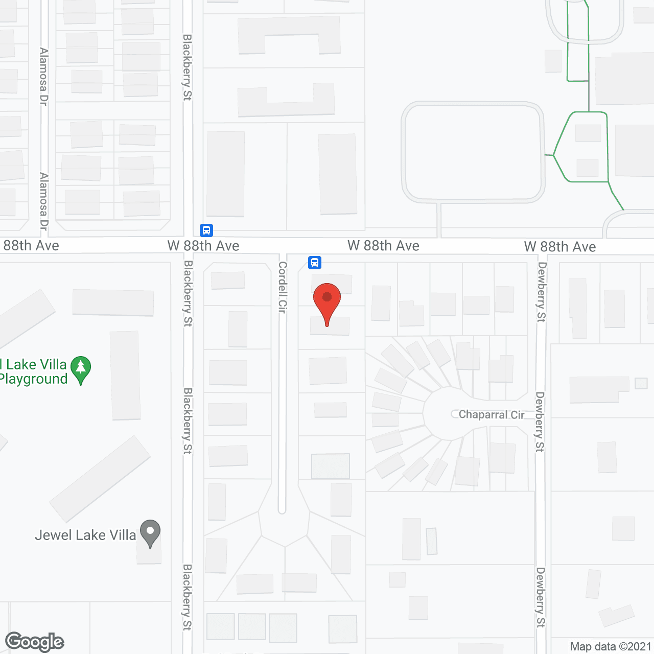 Redoaks Assisted Living in google map