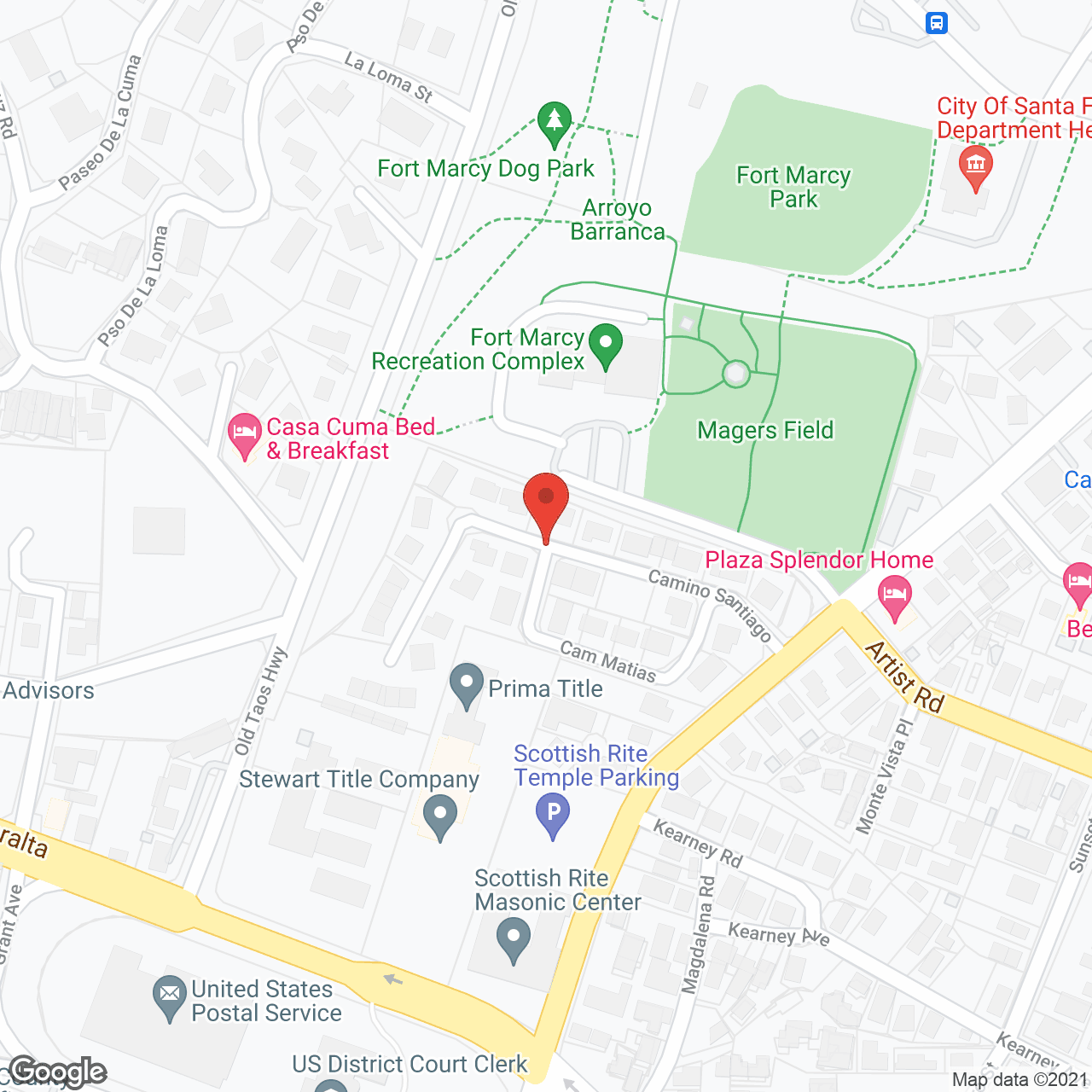 Plaza Del Monte in google map