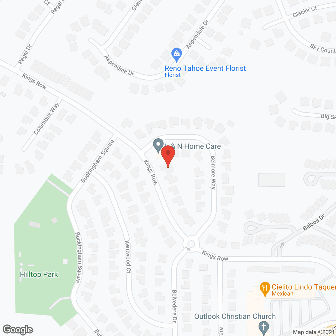 Viewcrest Adult Living in google map