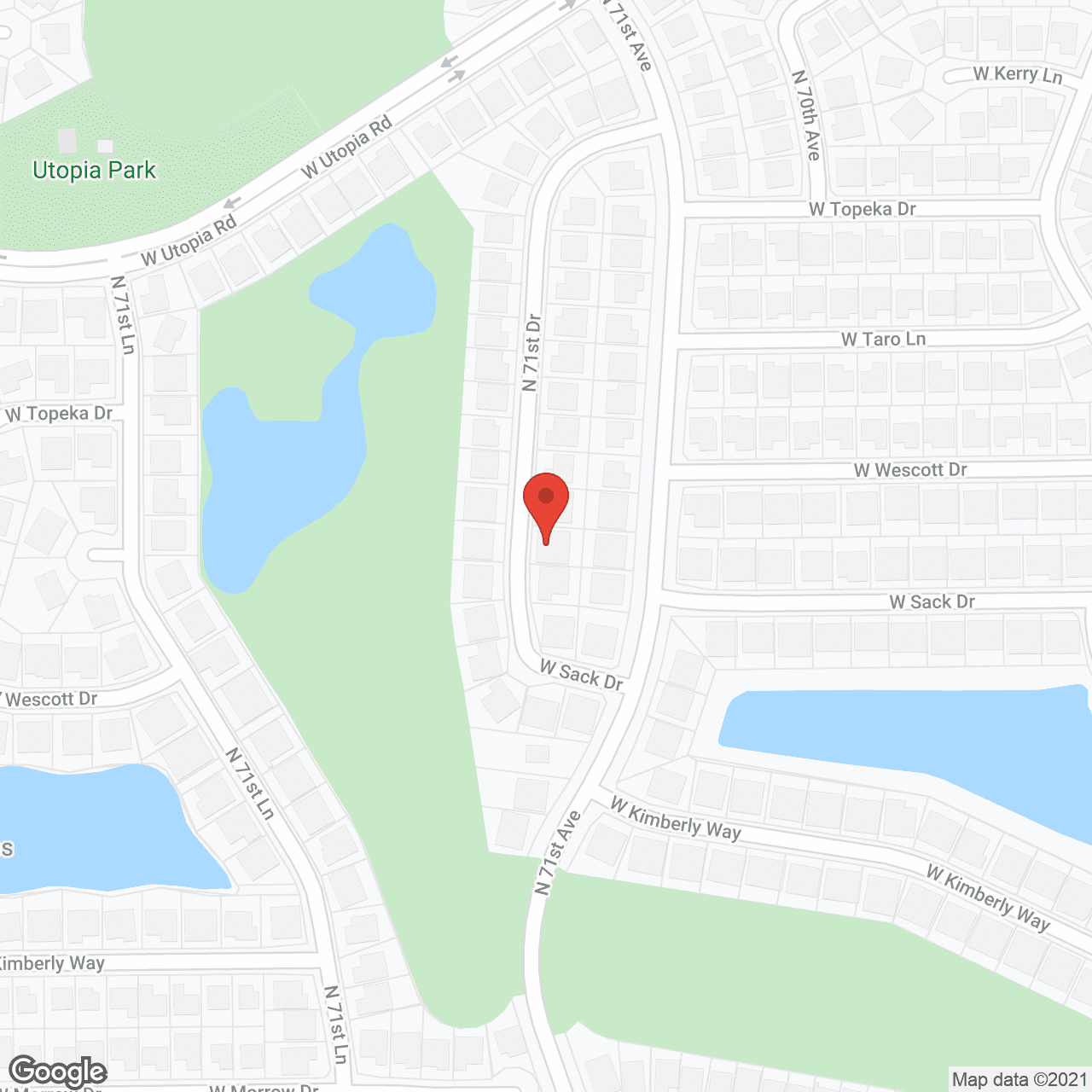 North Glendale Assisted Living in google map