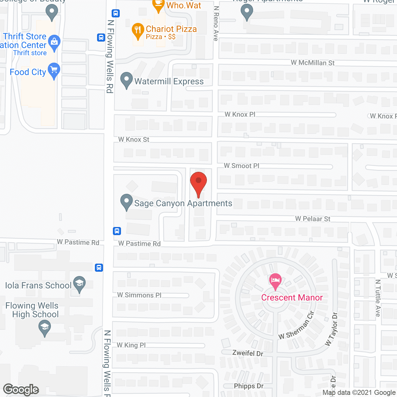 Ridgecrest Adult Care Homes in google map