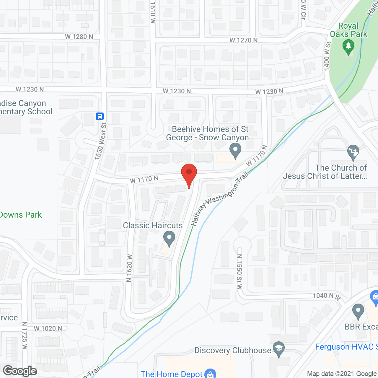 Beehive Homes Alzheimer's in google map