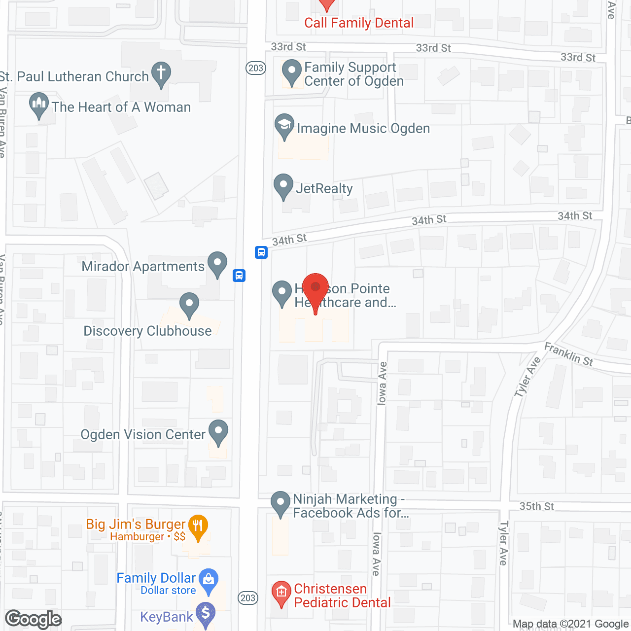 Harrison Pointe Healthcare and Rehab in google map