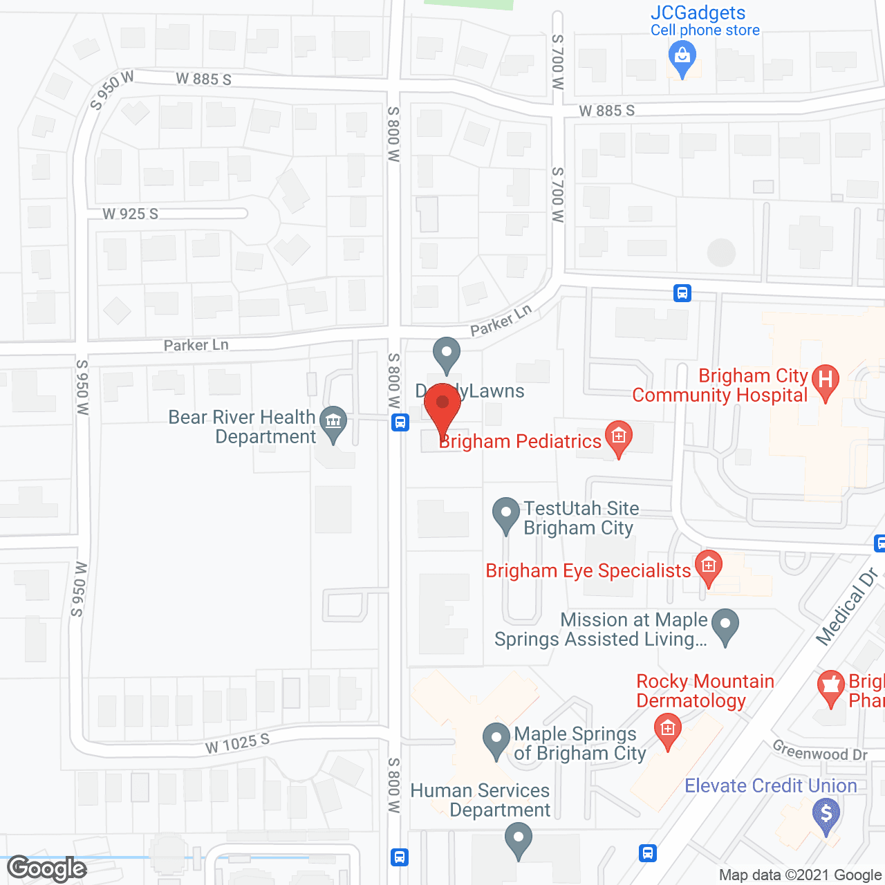 Willard Peak Residential Treatment Center in google map