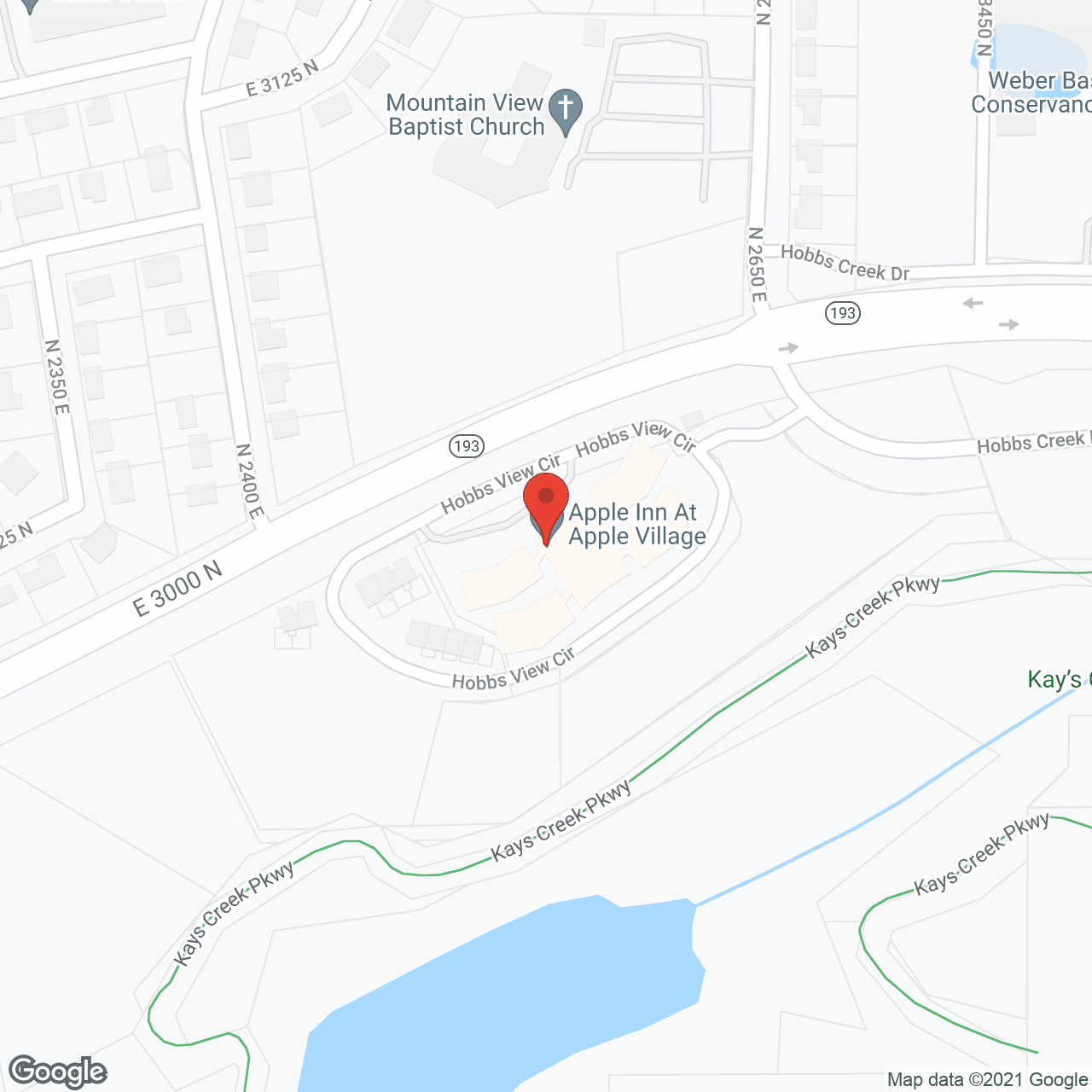 Apple Village Assisted Living in google map