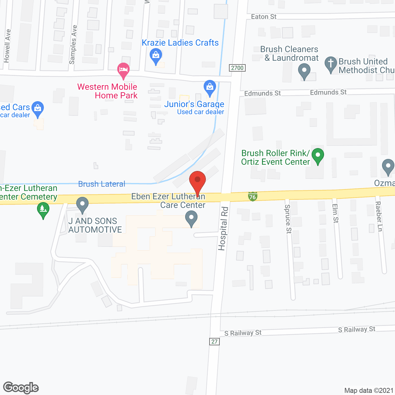 Eben Ezer Lutheran Care Center-Arbor Assisted Living in google map