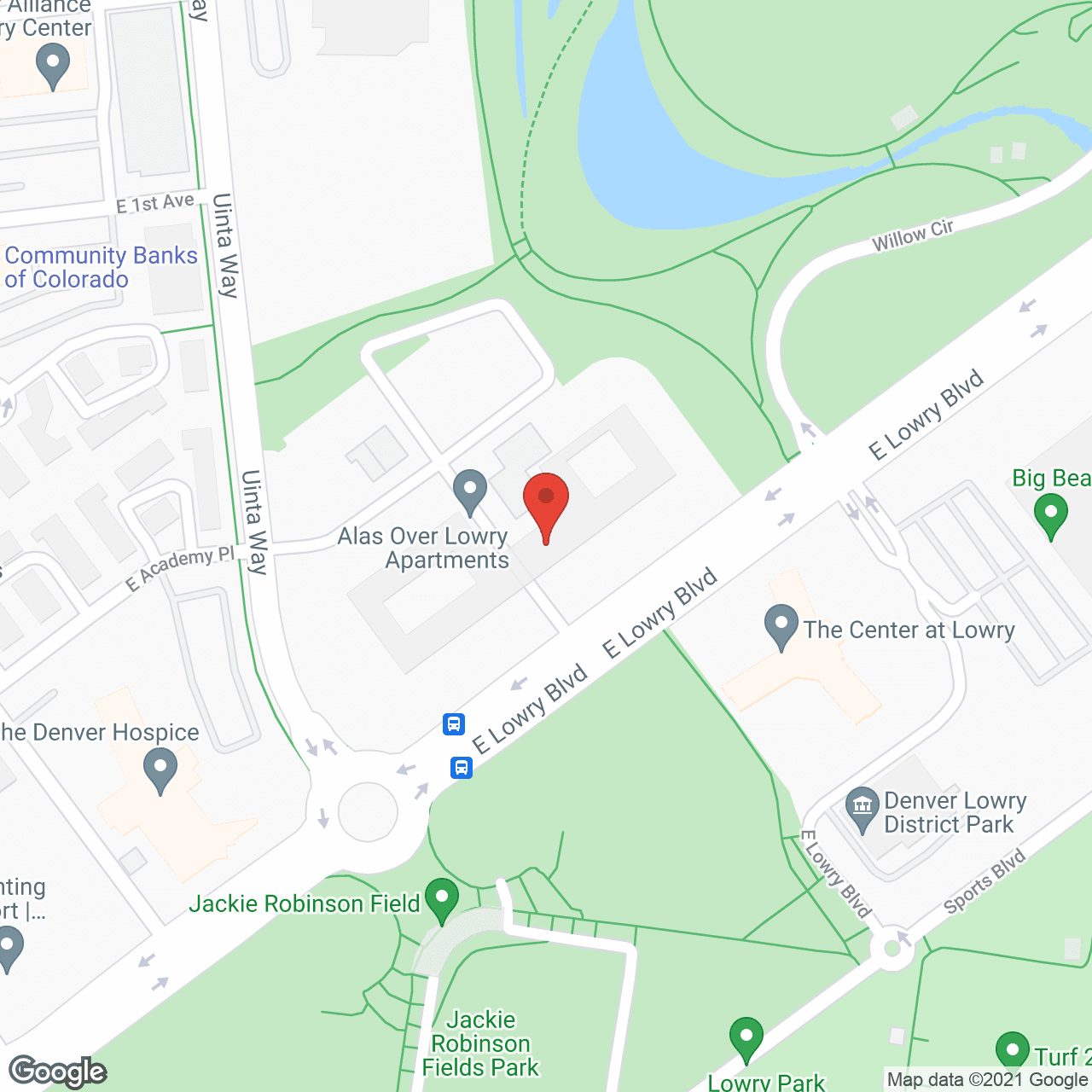 Lowry Park in google map