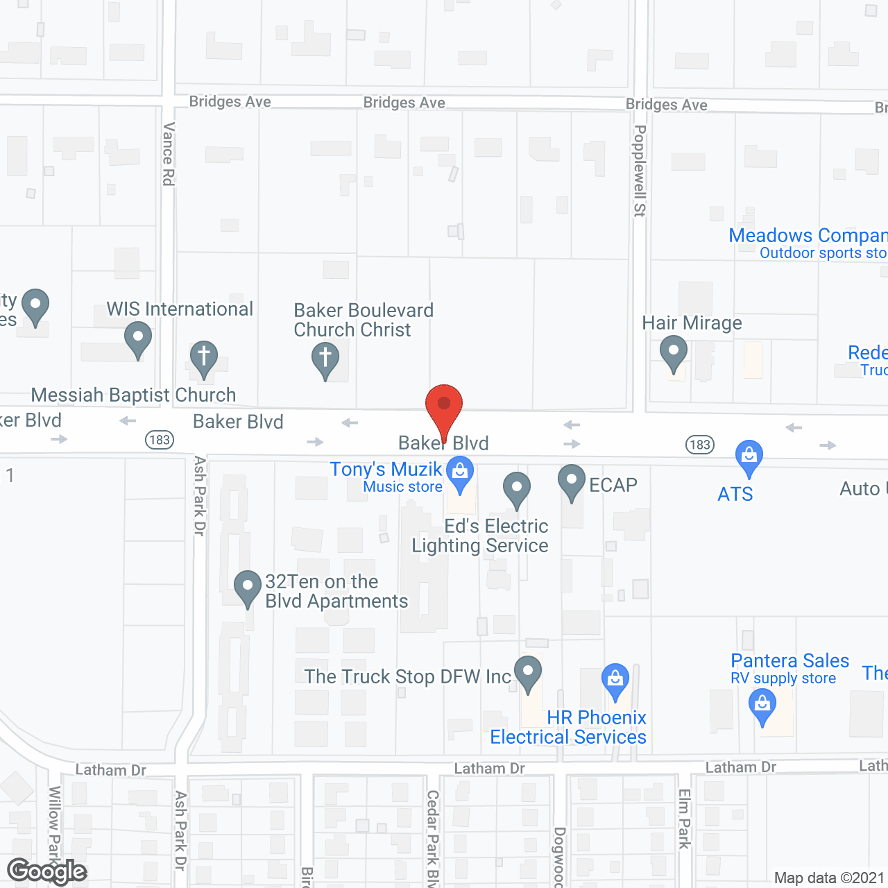 Lexington Place Richland Hills in google map