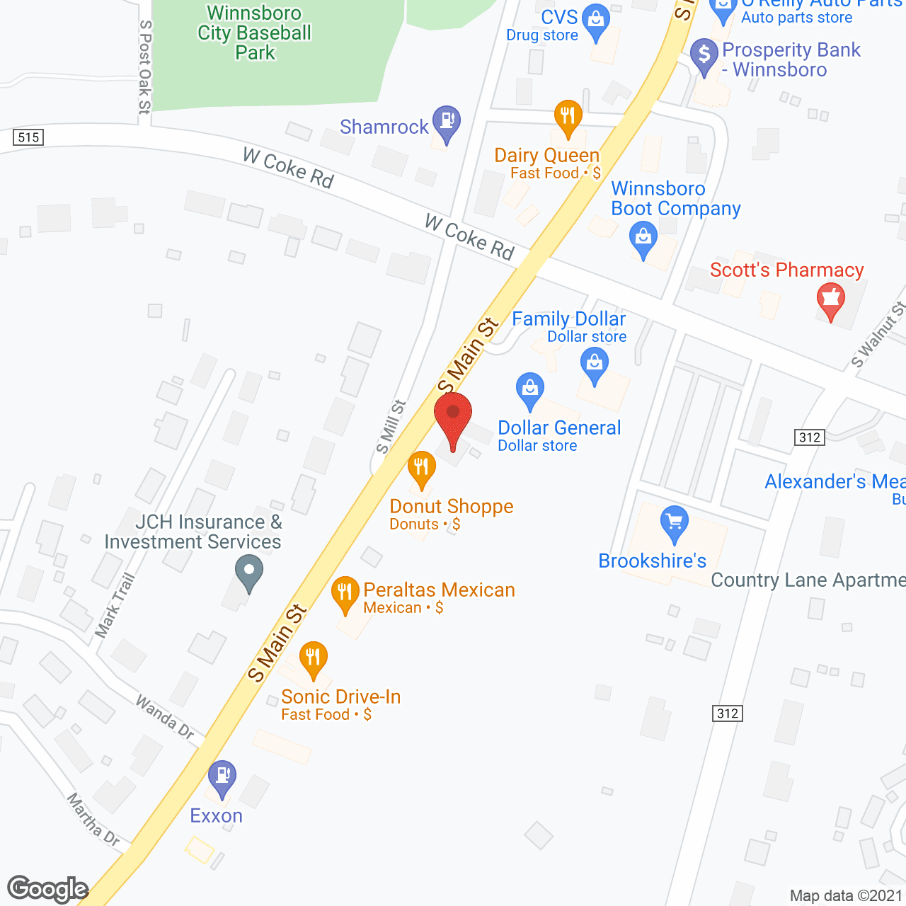 Brookwoods Elder Care in google map