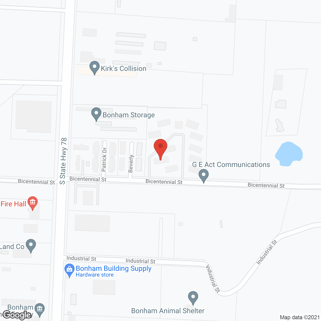 Katy Creek Retirement Apts in google map