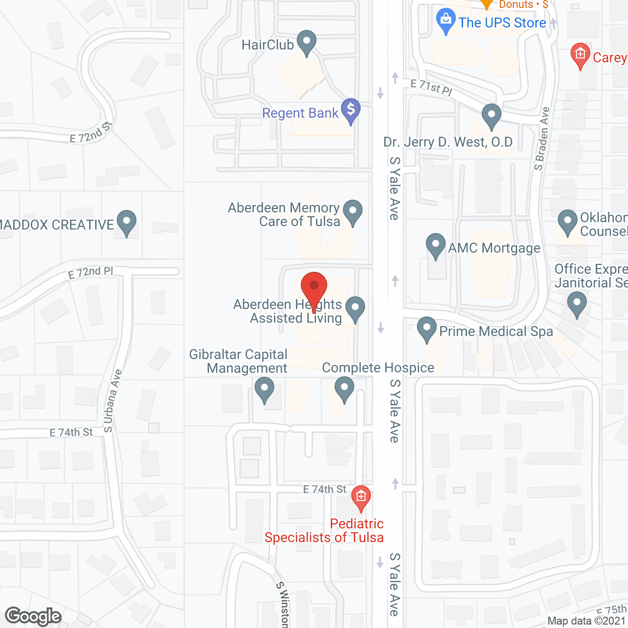 Aberdeen Heights Assisted Living in google map